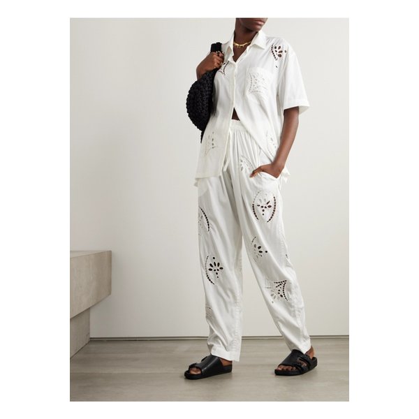 빌리아 오버사이즈 브로드리 앙글레즈 모달 혼방 포플린 셔츠 1647597333737546