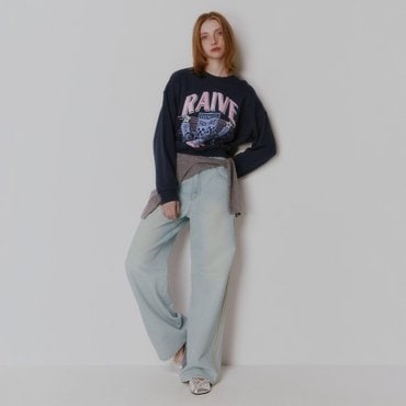 레이브 Washing Denim Pants in L_Blue VJ4SL153-AM