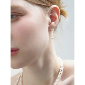 Lala Swarovski Pearl 925 Silver Earring