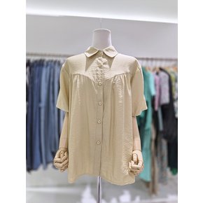 내추럴 셔링 루즈핏 카라 블라우스 색상 택1 SH08BL501