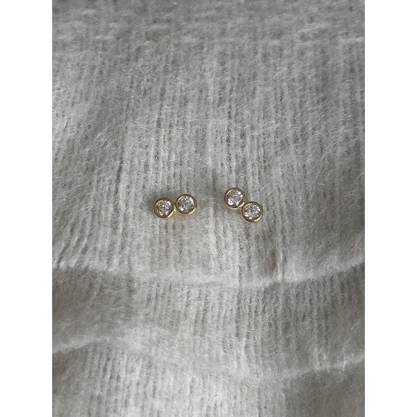 14k Duo earrings