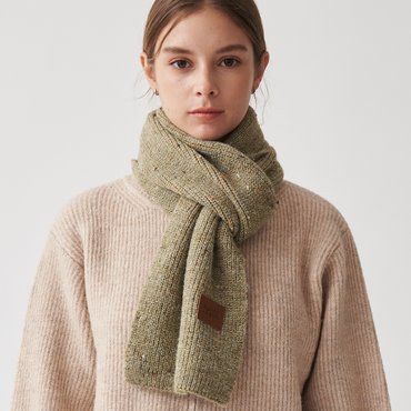 리끌로우 AUTUMN MUFFLER OATMEAL