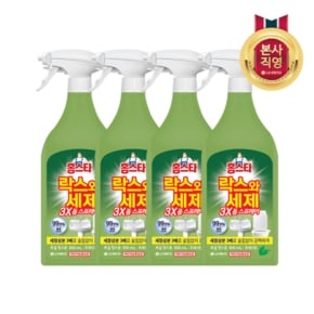 홈스타 락스와세제 욕실청소용 폼 스프레이 후레쉬 500ml x 4개