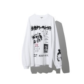 BIZARRE ARTWORK L/S T-SHIRT_WH