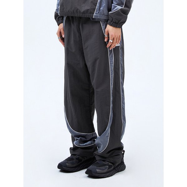 에센셜 나일론 팬츠_차콜