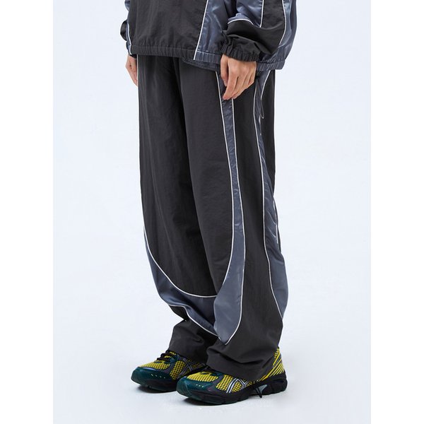 에센셜 나일론 팬츠_차콜