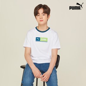 [PUMA] 푸마키즈 주니어 썸머 반팔티셔츠 화이트