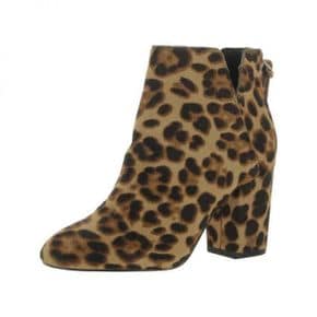 4482590 Aldo Dominicaa Womens Calf Hair Round Toe Ankle Boots