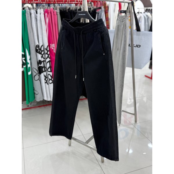 [여주점] 코튼라인워싱팬츠,남여공용, 블랙JHZZ80102