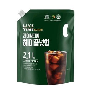  태웅 라이브타임 헤이즐넛향 2.1L x3개