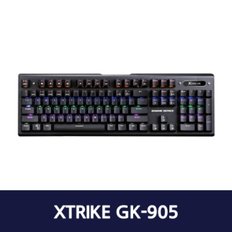 Xtrike GK 905 레인보우 LED 게이밍 기계식 키보드 청축