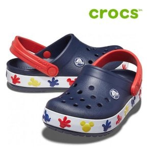 아동 샌들  H12  207077 410 Kids Crocs Fun Lab Disney Mickey Lights Clog Navy_P369335084