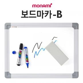 모나미 보드마카펜 화이트보드펜 유리 데코 마카 빨강 X ( 5매입 )