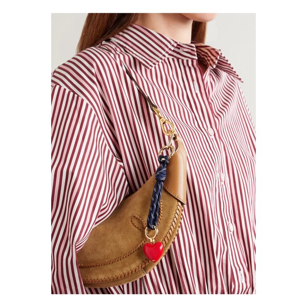 마사 칼보 골드 도금 에나멜 코드 백 참 네이비 46376663162905358