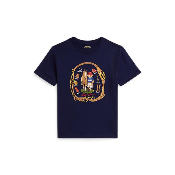 폴로 키즈 남아 8-18세 폴로 베어 코튼 저지 티(CWPOTSHY8021246410)