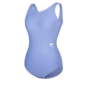 여성 슬림핏 U백 원피스수영복 라이트블루 LF2C801-LB
