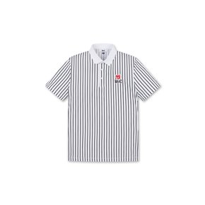 WAAC(왁골프)[WAAC X Iron Heads] Multi Stripes Polo_WMTCM24606BKX