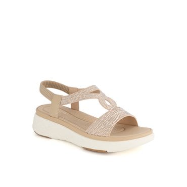 탠디 여성 캐주얼 샌들 (J1592V, BEIGE)