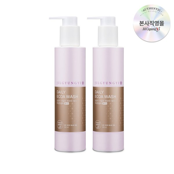 여성청결제 에코아워시  골드 젤 200ml x 2 개