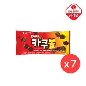 [롯데] 크런키 카카오쿠키 58g X 7개입[34755411]