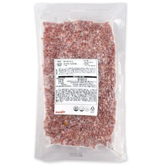  선진FS 베이컨 다이스 찹 베이컨 1kg 볶음밥 파스타 아이스박스 발송