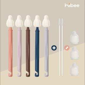 몽글이 롱미니솔5P+빨대솔 2P 먼지캡3P 선택  젖병 젖꼭지 세척솔_P302831189