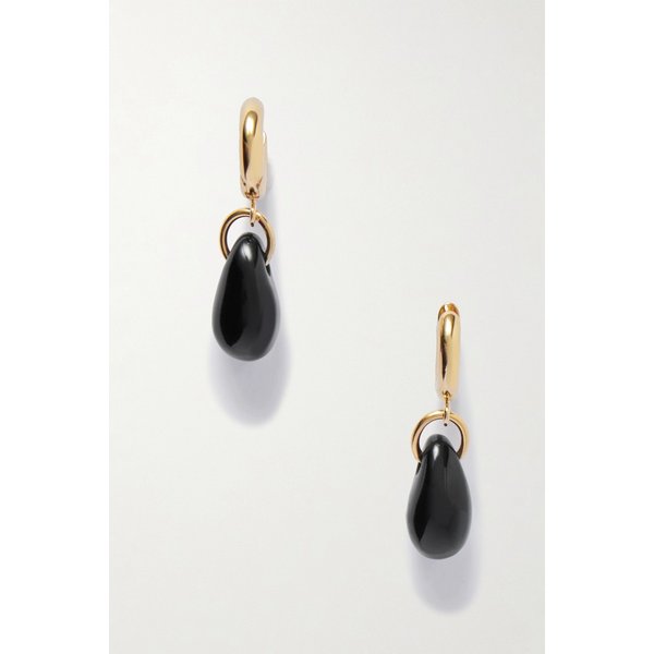 골드톤 아게이트 후프 귀걸이 46376663162863788