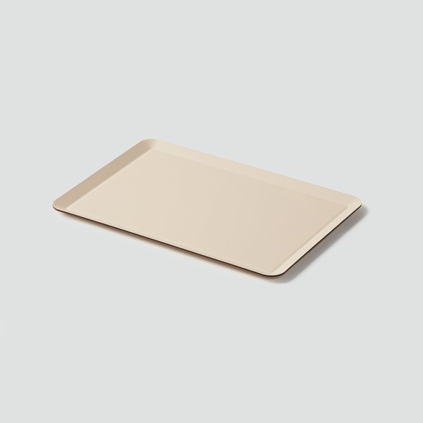 논슬립 컬러 사각쟁반_28×20cm_베이지 J70N903147500