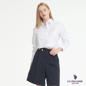 [U.S. POLO ASSN.]  여성 코튼 폴리 셔츠