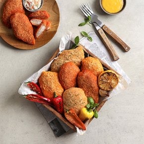 닭신 오븐구이 크런치 닭가슴살 3종 3팩 / 국내산 닭가슴살