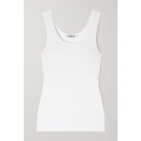 Ribbed Tencel Lyocell-blend Tank 화이트