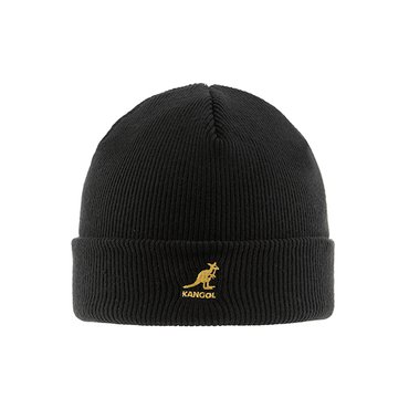 캉골 [캉골 KANGOL] 2978BC BLACK/GOLD 공용 비니