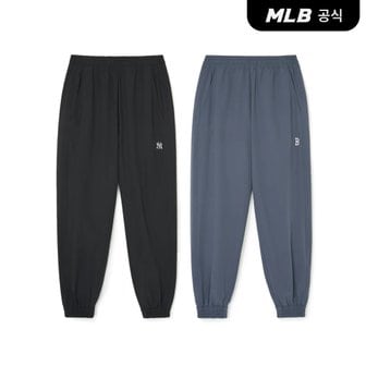 MLB [코리아공식]베이직 미디움로고 썸머 스트레치 조거 팬츠 (3 COLOR)