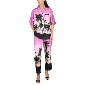 팜 엔젤스 Womens Pants PANTS WITH SUNSET PRINT PURPLE PWCA110_S23FAB0013701