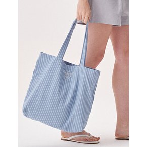 Stripe shoulder bag_ Sky blue