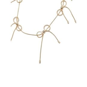 lotsyou_Ribbons bon chain necklace Gold