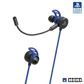 [PS5 동작 확인 완료] 홀리게이밍 헤드셋 인 이어 for PlayStation4 블루 [SONY 라이센스 상품]