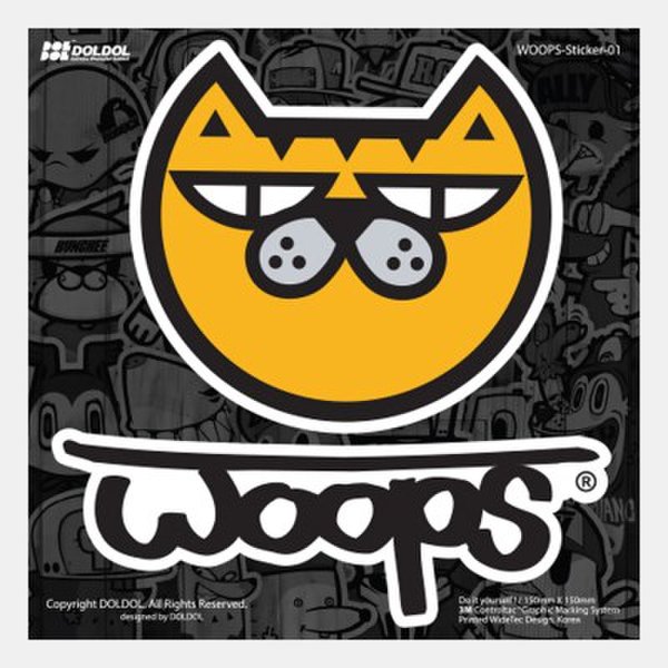 [그래피커] 24-WOOPS-Sticker-01-1 스티커 스킨 - SSG.COM