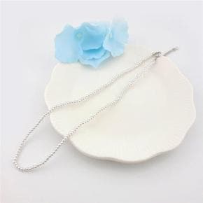 비즈팡 N-001-00아크릴진주목걸이줄 2.5/3/4/4.5/6/8/10mm 40cm+조정자 11종 1개