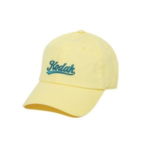 [공식](정상가 : 49,000원) 레터링 릴렉스핏 볼캡YELLOW