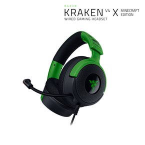 레이저코리아 Kraken V4 X 크라켄 V4 마인크래프트 에디션 게이밍 헤드셋