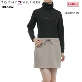 3137939 TOMMY HILFIGER GOLF 토미 힐 피거 골프 하이 넥 콤비 원피스 (레이 CA3233948