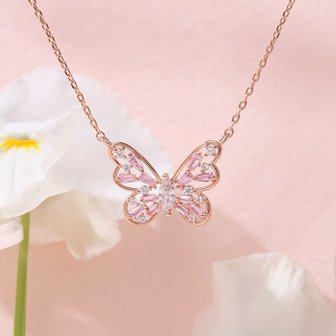 루브르파리 아무르 나비 목걸이 NA0408