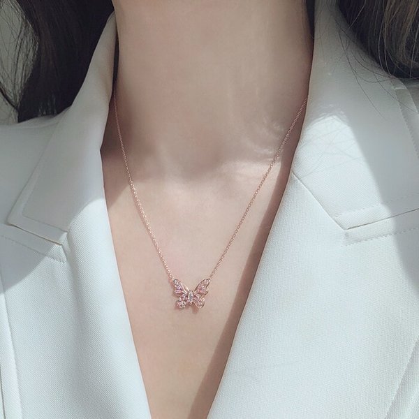 아무르 나비 목걸이 NA0408