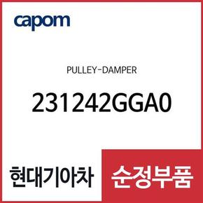 풀리-댐퍼 (231242GGA0) 아반떼N, 벨로스터N, LF쏘나타, K5, 싼타페 더 프라임, 올뉴 K7, 그랜저IG, 제네시스 G70, 더뉴 제네시스 G70, 그랜저HG, 스팅어, 올뉴 싼타페