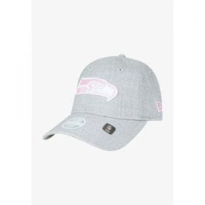 우먼 뉴 에라 9TWENTY STRAPBACK NFL TEAMS 헤더 - 볼캡 야구모자 골프모자 - seattle seahawks