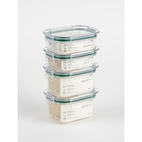브리앙 풀 트라이탄 투명 밀폐 용기 반찬통 단품 1500ml