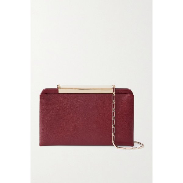 골드톤 앵커 체인 가죽 클러치 46376663162911855