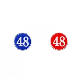 (아트사인) 번호판 48mm (2칼라)