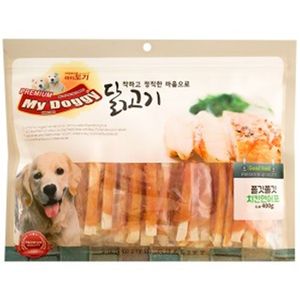 오너클랜 D17 마이도기 착한닭400g 쫄깃 치킨연어포 10개